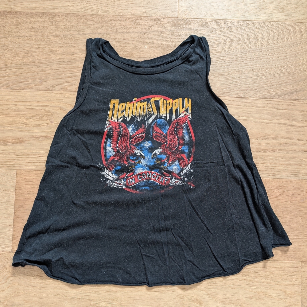 Denim & Supply Ralph Lauren Black Muscle Tee
